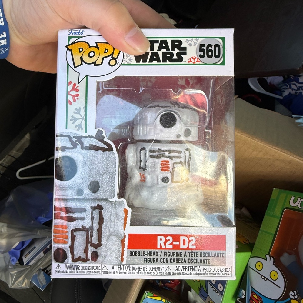 Funko Pop Star Wars R2-D2 Figure - White and Gray